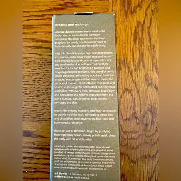 Red Flower Orange Quince Steam Room Mist - Picture 2 of 3